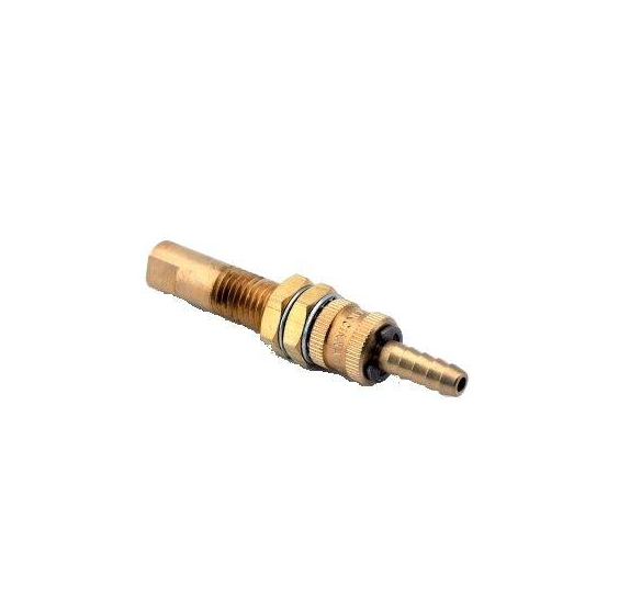 DCI Inline Miniature Q.D. with Shut-Off Valve Male & Female 1/16" x 10/32", 0007