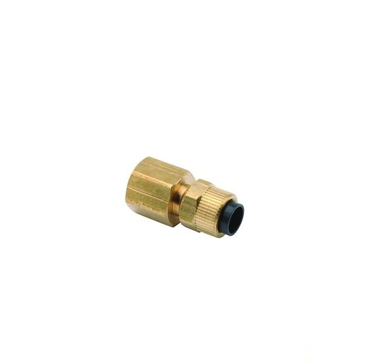 DCI 1/4" Poly x 1/4" FPT Straight Connector, 0056