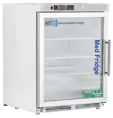 Undercounter Refrigerator ABS® Pharmaceutical 4.6 cu.ft. 1 Glass Door Left Hinged Cycle Defrost - Horizon Scientific Inc  Mfr# PH-ABT-HC-UCBI-0404G-ADA-LH