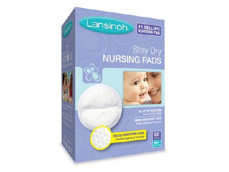 Nursing Pad Lansinoh® Stay Dry One Size Fits Most Quilted Cotton Disposable - Lansinoh Lab  Mfr# 04467720265