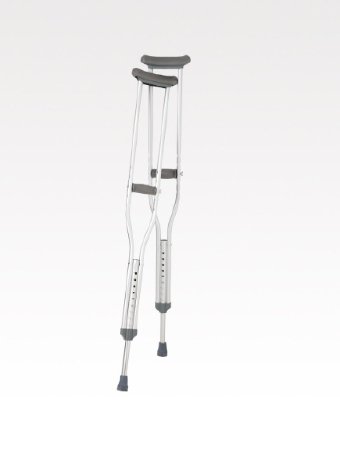 Underarm Crutches Adult 5 Foot 2 Inch to 5 Foot 10 Inch User Height Aluminum Frame 250 lbs. Weight Capacity - Breg  Mfr# 100309-000