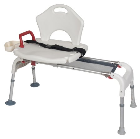 drive™ Bath Transfer Bench Fixed Handle 21 to 25 Inch Seat Height 300 lbs. Weight Capacity - Drive Medical  Mfr# RTL12075