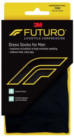 Compression Socks 3M™ Futuro™ Knee High Medium Black Closed Toe - 3M Company  Mfr# 71035BLEN