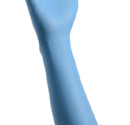 Exam Glove Cardinal Health™ Decontamination Large NonSterile Nitrile Extended Cuff Length Fully Textured Blue Chemo Tested - Cardinal  Mfr# 88NDL