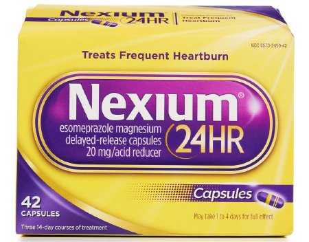 Antacid Nexium 24 HR 20 mg Capsule 42 Capsules - Glaxo Consumer Products  Mfr# 00573245242