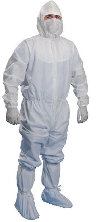 Cleanroom Coverall Kimtech Pure™ A5 Large White Disposable Sterile - Fisher Scientific  Mfr# 19057490