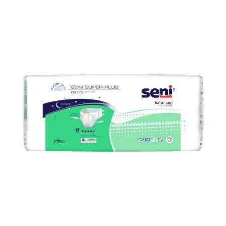 TZMO USA Inc S-XL25-BP1 Unisex Adult Incontinence Brief Seni Super Plus X-Large Disposable Heavy Absorbency