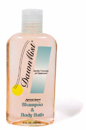 Shampoo and Body Wash DawnMist® 4 oz. Flip Top Bottle Apricot Scent - Donovan Industries  Mfr# MS3367