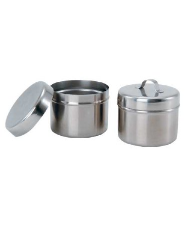 Ointment Container 2.12 X 3.09 Inch Stainless Steel Silver - Medegen Medical Products LLC  Mfr# 87720