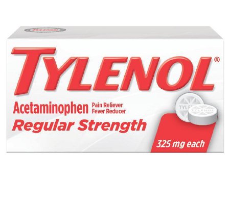 Pain Relief Tylenol® 325 mg Strength Acetaminophen Tablet 100 per Bottle - J & J Sales  Mfr# 50580049660