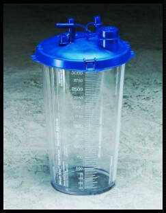 Rigid Suction Canister Medi-Vac® Guardian™ 2000 mL Sealing Lid - Cardinal  Mfr# 65651-220