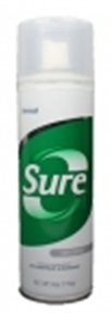 Antiperspirant / Deodorant Sure® Spray 6 oz. Unscented - Procter & Gamble  Mfr# 88348400227