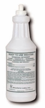 Wex-Cide Surface Disinfectant Cleaner Quaternary Based Manual Squeeze Liquid 1 Quart Bottle Citrus Scent NonSterile - Wexford Labs  Mfr# 2120-02