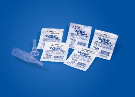 Male External Catheter Wide Band® Self-Adhesive Band Silicone X-Large - Bard  Mfr# 36105