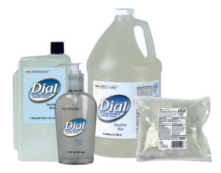 Antimicrobial Soap Dial® Professional for Sensitive Skin Liquid 7.5 oz. Pump Bottle Floral Scent - Lagasse  Mfr# DIA82834