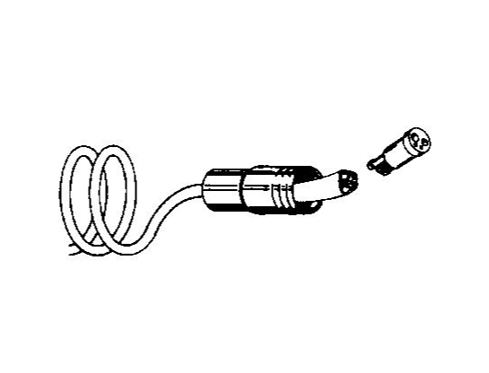 DCI Asepsis 4-Hole Handpiece Tubing Coiled with Connector