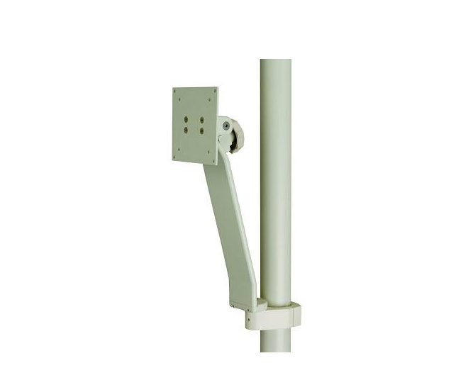 DCI Flat Panel Monitor Support Vertical Post Mounted Gray, 4820