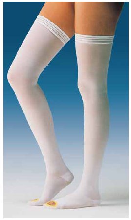 Anti-embolism Stocking JOBST® Anti-Em/GPT™ Thigh High 2X-Large / Regular White Inspection Toe - BSN Medical  Mfr# 111464