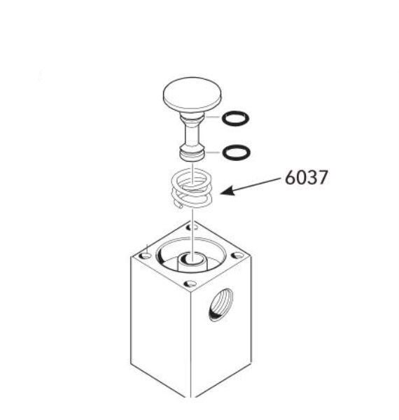 DCI Compression Spring 0.455 x 0.25 Lg, 6037