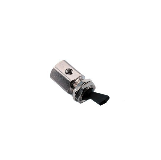 DCI Cartridge Toggle On/Off Valve Normally Closed 2-Way Black, 7800