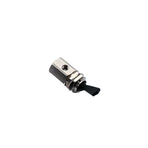 DCI Toggle Cartridge Valve On/Off 2-Way Momentary Normally Closed Black, 7810