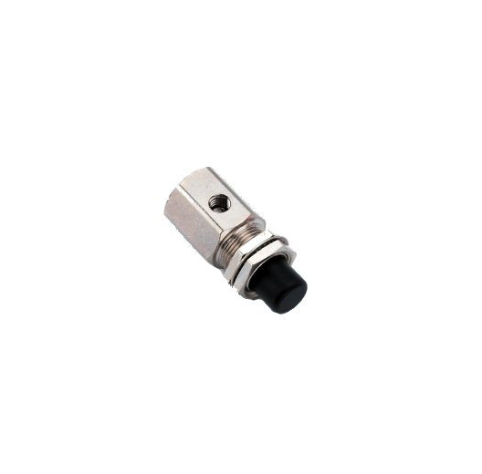 DCI Push Button Valve Replacement Cartridge Momentary 3-Way Normally Open Green w/ Gray Button, 7927
