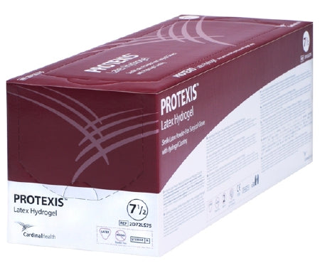 Surgical Glove Protexis™ Latex Hydrogel Size 7.5 Sterile Latex Standard Cuff Length Smooth Translucent Yellow Not Chemo Approved - Cardinal  Mfr# 2D72LS75