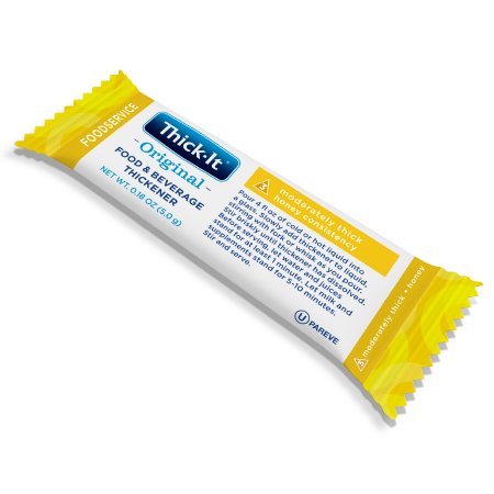 Kent Precision Foods J593-LE800 Food and Beverage Thickener Thick-It Original 6.4 Gram Individual Packet Unflavored Powder IDDSI Level 3 Moderately Thick/Liquidized