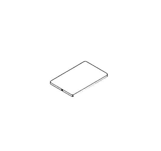 DCI Standard Junction Box Cover Only Black, 8301