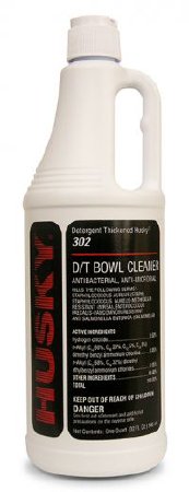 Husky® 302 Toilet Bowl Cleaner Acid Based Manual Pour Liquid 32 oz. Bottle Floral Scent NonSterile - Canberra  Mfr# HSK-302-03