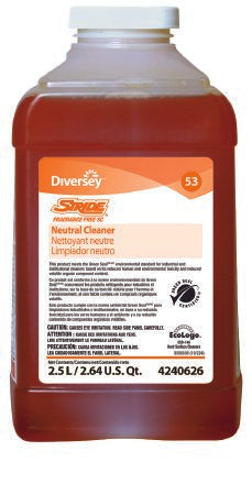 Floor Cleaner Diversey™ Stride® Liquid 2.5 Liter Bottle Unscented Manual Pour - Lagasse  Mfr# DVS94240626