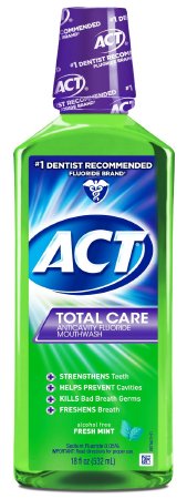 Mouthwash Act® Restoring 18 oz. Fresh Mint Flavor - Chattem  Mfr# 41167009565