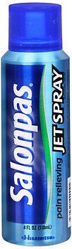 Topical Pain Relief Salonpas® 3% - 10% Strength Menthol / Methyl Salicylate Spray 4 oz. - Emerson Healthcare  Mfr# 34658144004