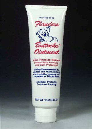 Diaper Rash Treatment Flanders 4 oz. Tube Scented Ointment - Flanders Inc  Mfr# 54323021502