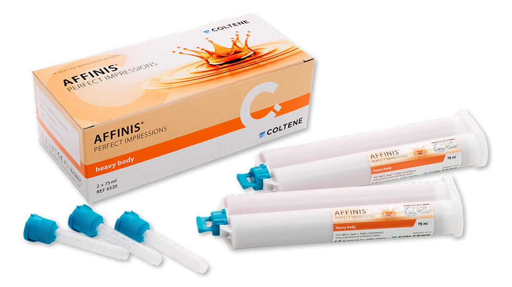 Affinis System 75 Impression Material Heavy Body Fast Set 75mL Cartridge Box/2