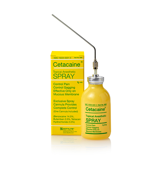 Cetylite Cetacaine Topical Anesthetic Spray 20gm Bottle