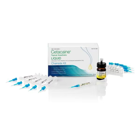 Cetylite Cetacaine Topical Anesthetic Liquid Chairside Kit