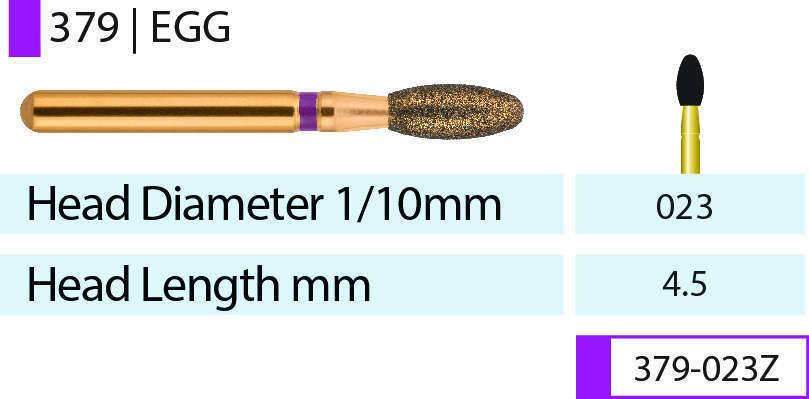 Blue Streak Zirconia Diamond Burs FG Assorted Pack Pkg/5