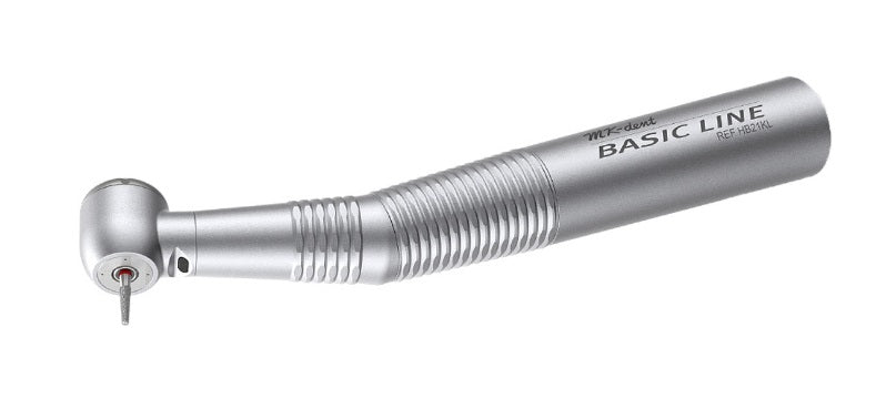 MK-dent Basic Line Turbine, Standard Head, with Light, Quattro Spray, for KAVO Connection, Chrome Coating HB21KL