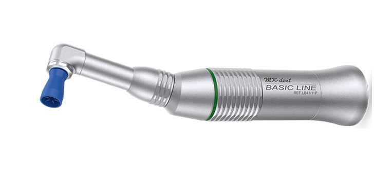 MK-dent Basic Line Prophy Handpiece, 4:1 Reduction, for Snap-on Prophy Cups, without Water Supply, Input max. 20,000 RPM, ISO Connection LB41/11P