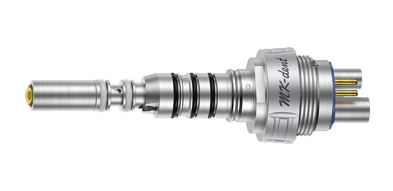 MK-dent Coupler, Chrome Coating, LED Bulb, 6 Pin, for Turbines with KAVO Connection QC6016K