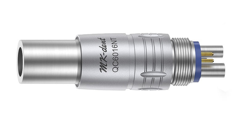 MK-dent Coupler, Chrome Coating, LED Bulb, 6 Pin, for Turbines with NSK Connection QC6016NT