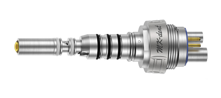MK-dent Coupler, Titanium Coating, LED Bulb, 6 Pin, for Turbines with KAVO Connection QC6116K