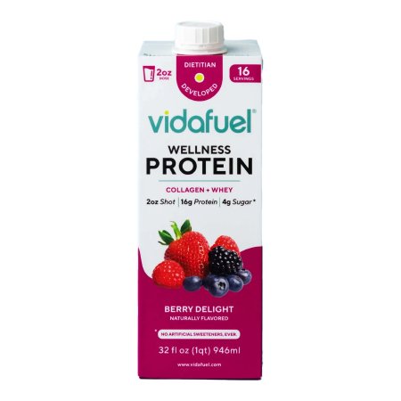 Vidafuel 02-222A Wellness Protein Drink with Collagen and Whey