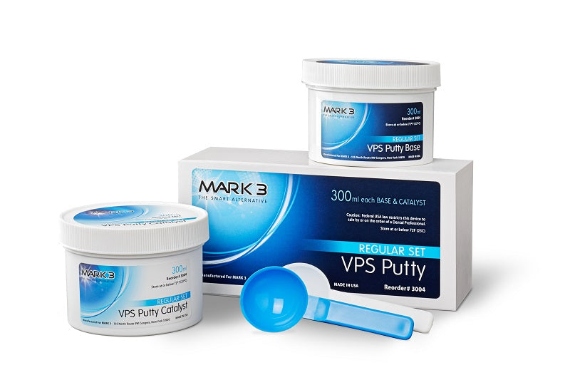 MARK3 VPS Putty Impression Material 300mL Base & Catalyst Each