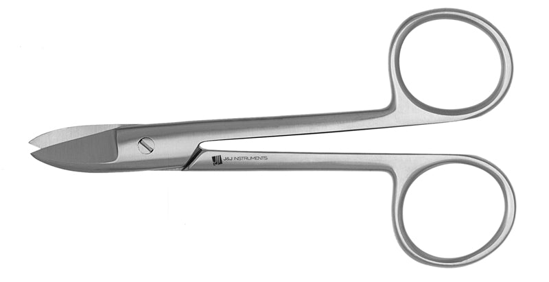 J&J Crown Scissors Curved 4.5" Ea