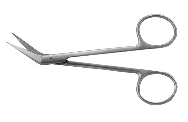 J&J Wagner Scissors Angled 4.75" Serrated Ea
