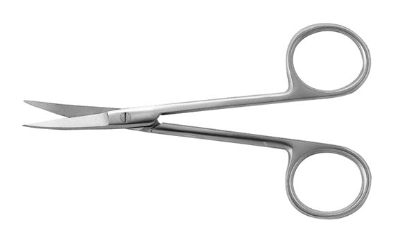 J&J Wagner Scissors Curved 4.75" Serrated Ea