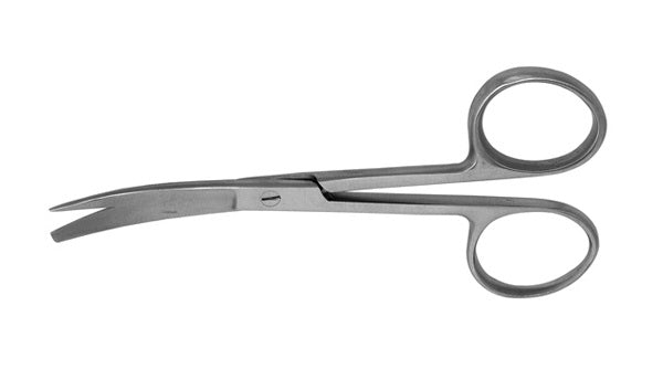 J&J Operating Scissors Curved 4.5" Sharp/Blunt Ea