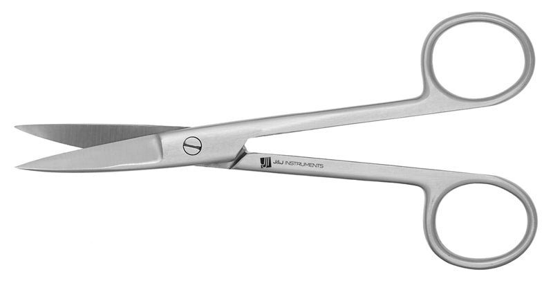 J&J Operating Scissors Curved 5.5" Sharp/Sharp Ea